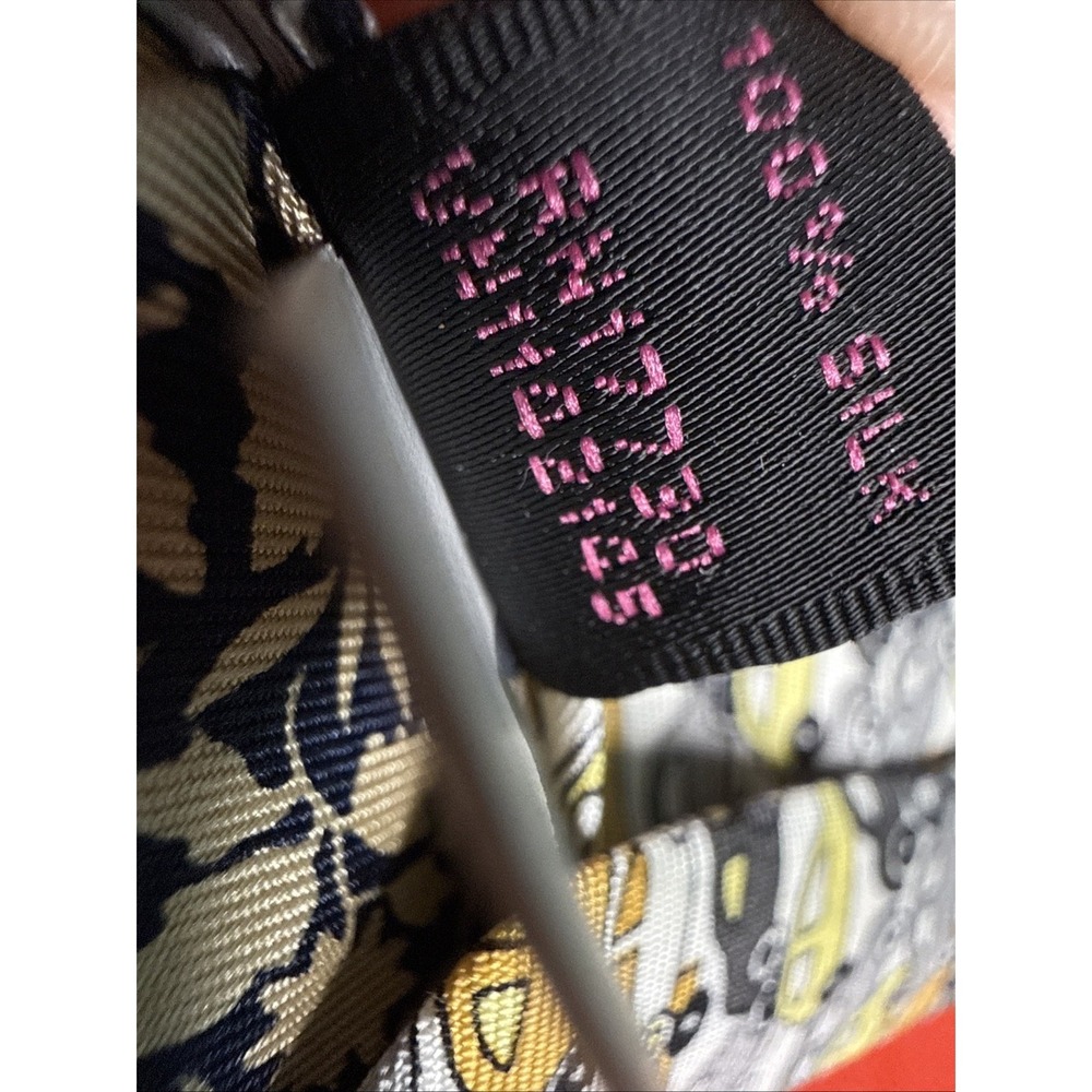Liberty of London Men's Necktie Tie Silk Multi-Color Car Pattern 58" 3" 🚙🚘 - Picture 3 of 9